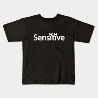 Sensitive artistic text design Kids T-Shirt